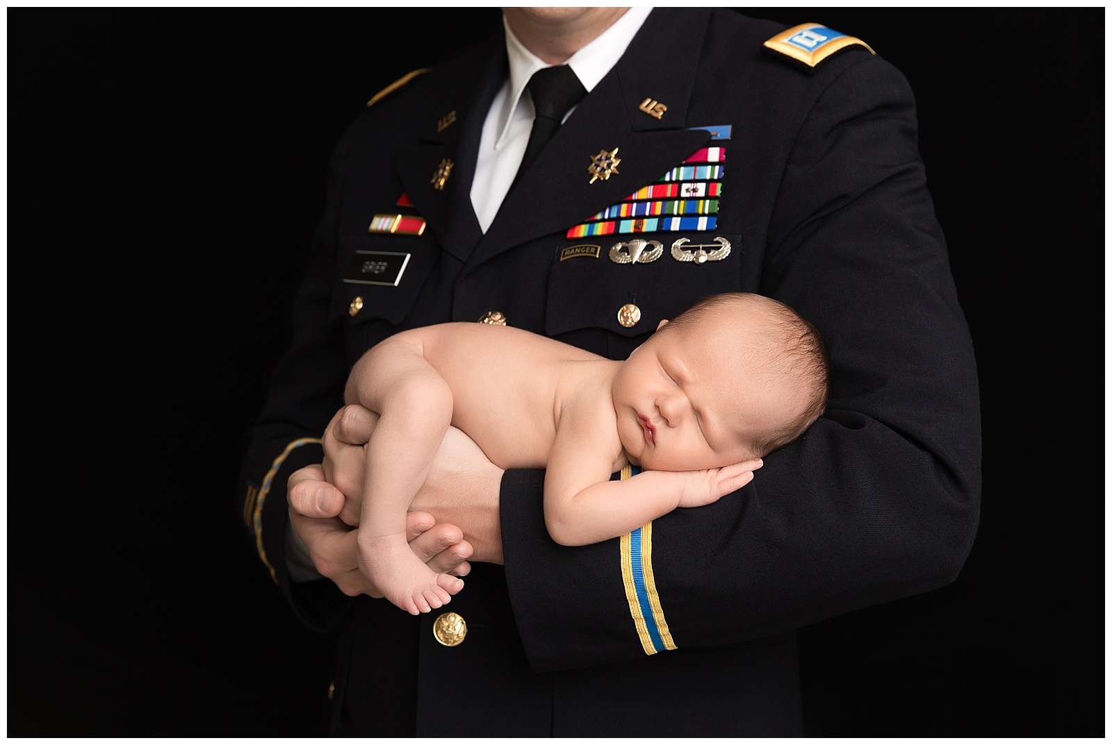 dress blues, uniform, military, newborn, photography