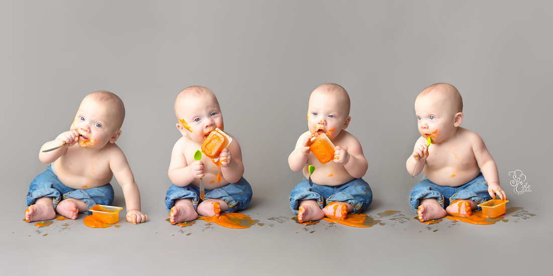 food smash baby photography